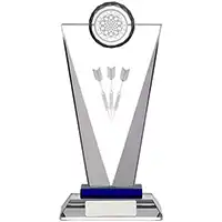 205mm 3D Darts Glass Award