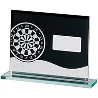 Darts Glass Block Award 120mm