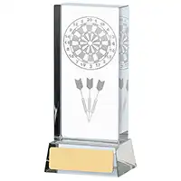 Lasered Glass Darts Award 125mm