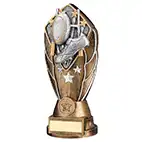 Diamond Rugby Boot Ball Trophy 17cm