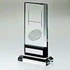 191mm Glass Rugby Award
