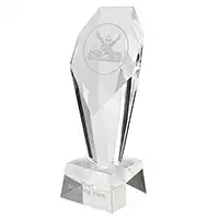 185mm Diamond Optical Crystal Karting Award