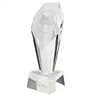 210mm Diamond Optical Crystal Equestrian Award