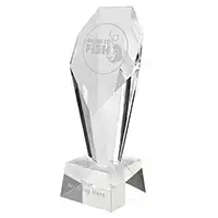 235mm Diamond Optical Crystal Fishing Award