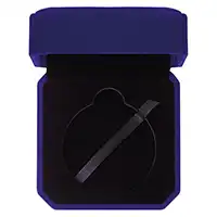 Aspire Blue Velour 60mm Medal Case 5