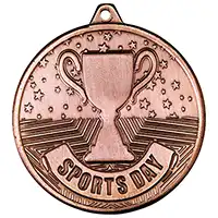 Bronze Sports Day Medal 50mm