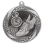 Silver Typhoon Running Medal 55mm