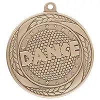 Gold Typhoon Dance Medal 55mm