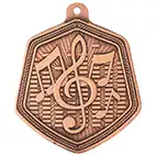 Falcon Music Medal Bronze 65mm