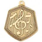 Falcon Music Medal Gold 65mm