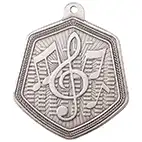 Falcon Music Medal Silver 65mm