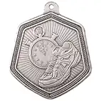 Falcon Silver Running Medal 65mm