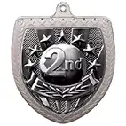 Silver Cobra Shield 2nd Place Medal 70mm