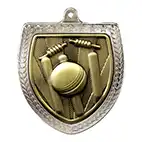 Silver Cobra Shield Cricket Medal 70mm