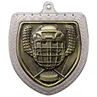 Silver Cobra Shield Ice Hockey Medal 70mm