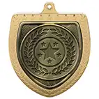 Gold Cobra Shield Multisport Medal 70mm