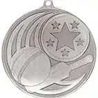 Iconic Silver Cricket Medal 55mm