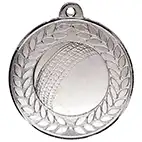 Aviator Silver Cricket Medal 50mm