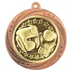 Bronze Superstar Boxing Medal 60mm