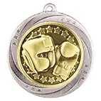 Silver Superstar Boxing Medal 60mm