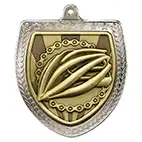 Silver Cobra Shield Cycling Medal 70mm