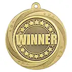 Gold Superstar Winner Medal 60mm