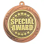 Bronze Superstar Special Award Medal 60mm