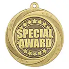 Gold Superstar Special Award Medal 60mm