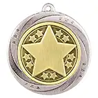 Silver Superstar Achievement Medal 60mm
