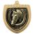 Gold Cobra Shield Equestrian Medal 70mm - view 1