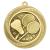 Gold Superstar Badminton Medal 60mm - view 1