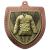 Bronze Cobra Shield Martial Arts Judo Medal 70mm - view 1