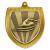 Gold Cobra Shield Swimming Medal 70mm - view 1