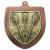 Bronze Cobra Shield Darts Medal 70mm - view 1