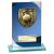 Seismic Blue Glass Cricket Award 150mm - view 1