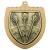 Gold Cobra Shield Darts Medal 70mm - view 1
