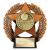 Emperor Star Bronze Netball Plaque - view 1