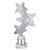Silver Trinity Super Star Trophy 215mm - view 1