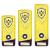Yellow Prime Tennis Trophy 160mm - view 2