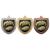 Gold Cobra Shield Rugby Medal 70mm - view 2