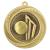 Gold Superstar Cricket Medal 60mm - view 1