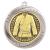 Silver Superstar Judo Martial Arts Medal 60mm - view 1