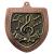 Bronze Cobra Shield Music Medal 70mm - view 1
