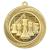 Gold Superstar Chess Medal 60mm - view 1