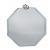 Octagonal Glass Medals 60mm - view 1