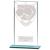 160mm Millenium Glass Table Tennis Award - view 1