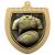 Gold Cobra Shield Rugby Medal 70mm - view 1