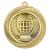 Gold Superstar Ice Hockey Medal 60mm - view 1