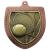 Bronze Cobra Shield Tennis Medal 70mm - view 1