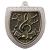 Silver Cobra Shield Music Medal 70mm - view 1